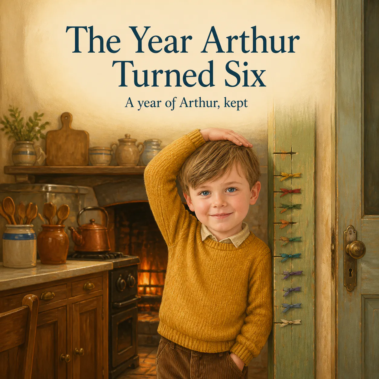 Personalized book cover for The Year You Turned [Age] — classic in Classic Storybook illustration style