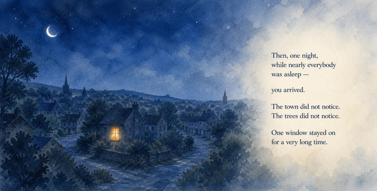 Personalized storybook inside spread 2 from Welcome to the World β Watercolor